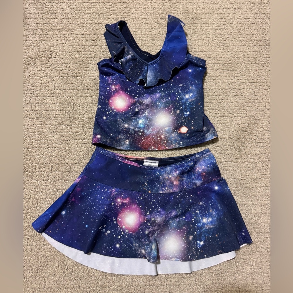 Lands' End Girls Galaxy Swim Set